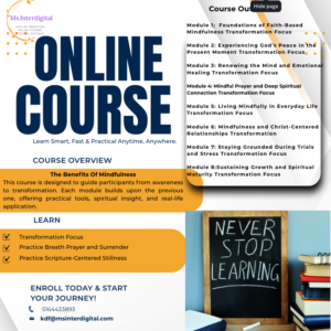 The Benefits of Mindfulness - Course